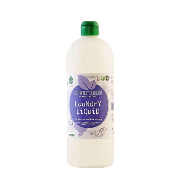 Detergent lichid pentru rufe albe si colorate – lamaie ECO Biolu – 1litru